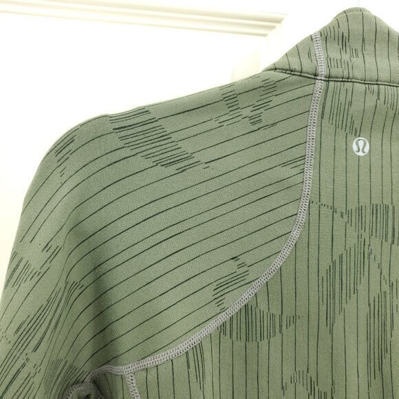 Lululemon Shape Jacket 8 Green Leaf Print Luon - Picture 7 of 16